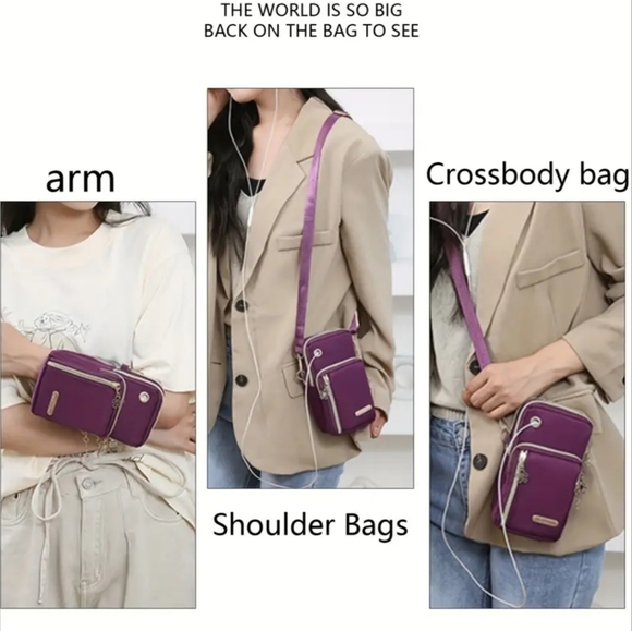 Purple Shoulder Bag, New - 2 colors available - Picture 14 of 14
